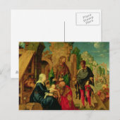 Verehrung der Magi, 1504 Postkarte (Vorne/Hinten)