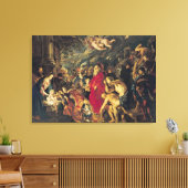Verehrung der Magi, 1610 Leinwanddruck (Insitu (Wohnzimmer))