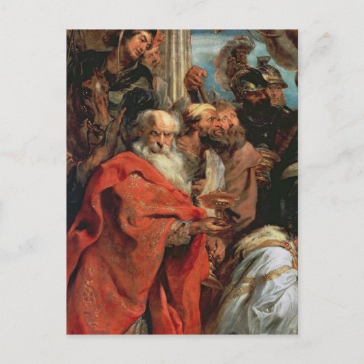 Verehrung der Magi, 1624 Postkarte (Vorderseite)