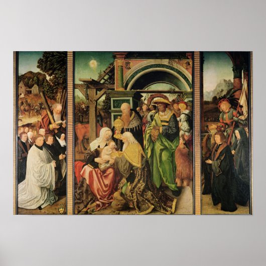 Verehrung der Magi 2 Poster (Vorne)