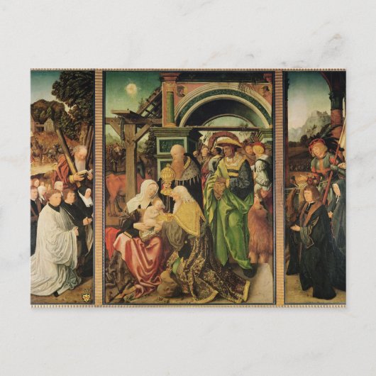 Verehrung der Magi 2 Postkarte (Vorderseite)