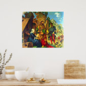 Verehrung der Magi - Albrecht Durer - c1504 Poster (Küche)
