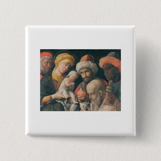 Verehrung der Magi - Andrea Mantegna Button (Vorderseite)