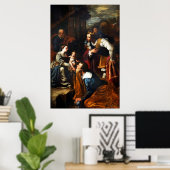 Verehrung der Magi - Artemisa Gentileschi Poster (Heimbüro)