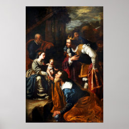 Verehrung der Magi - Artemisa Gentileschi Poster