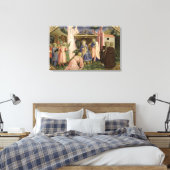 Verehrung der Magi aus der Predella Leinwanddruck (Insitu (Schlafzimmer))