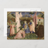 Verehrung der Magi aus der Predella Postkarte (Vorne/Hinten)