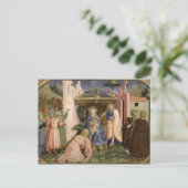 Verehrung der Magi aus der Predella Postkarte (Stehend Vorderseite)