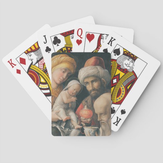 Verehrung der Magi, C.1495-1505 Spielkarten (Rückseite)