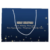 Verehrung der Magi. Custom Christmas Große Geschenktüte (Rückseite)