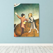 Verehrung der Magi, Details der Leinwanddruck (Insitu (Holzboden))