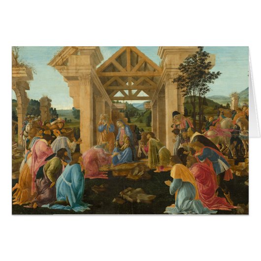 Verehrung der Magi durch Botticelli (Vorderseite (Horizontal))