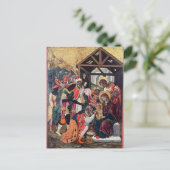 Verehrung der Magi durch Emmanuel Tzanes Postkarte (Stehend Vorderseite)