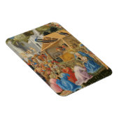 Verehrung der Magi durch Fra Angelico und Filippo Magnet (Rechte Seite)