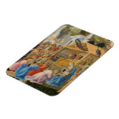 Verehrung der Magi durch Fra Angelico und Filippo Magnet (Linke Seite)
