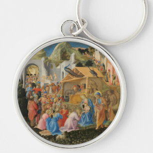 Verehrung der Magi durch Fra Angelico und Filippo Schlüsselanhänger