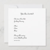 Verehrung der Magi Einladung (Rückseite)