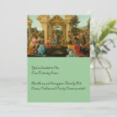 Verehrung der Magi Einladung (Stehend Vorderseite)