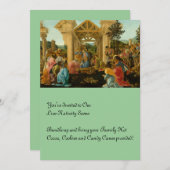 Verehrung der Magi Einladung (Vorne/Hinten)