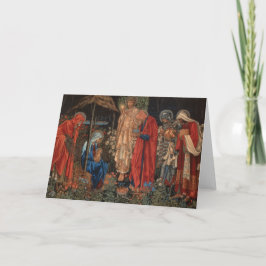 Verehrung der Magi Feiertagskarte