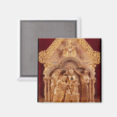 Verehrung der Magi, gepflastertes Ende Magnet (Vorderseite/Rückseite)