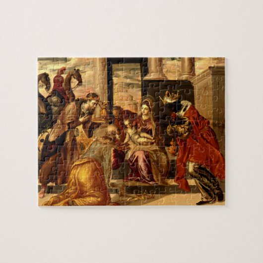 Verehrung der Magi - Greco Puzzle (Horizontal)