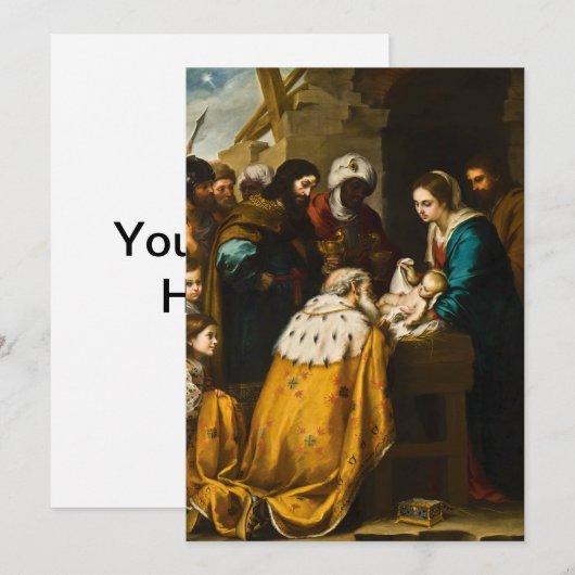 Verehrung der Magi - Murillo (Vorne/Hinten)