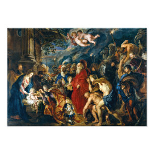 Verehrung der Magi   Peter Paul Rubens   Fotodruck
