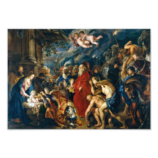 Verehrung der Magi | Peter Paul Rubens | Fotodruck (Vorne)