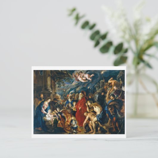Verehrung der Magi | Peter Paul Rubens | Postkarte (Stehend Vorderseite)