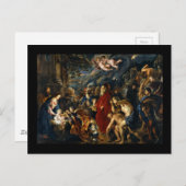 Verehrung der Magi Postkarte (Vorne/Hinten)