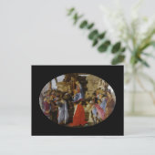 Verehrung der Magi Postkarte (Stehend Vorderseite)