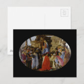 Verehrung der Magi Postkarte (Vorne/Hinten)