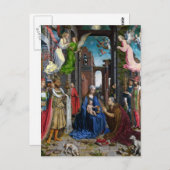 Verehrung der Magi Postkarte (Vorne/Hinten)