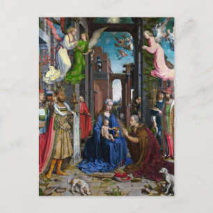 Verehrung der Magi Postkarte