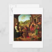 Verehrung der Magi Postkarte (Vorne/Hinten)
