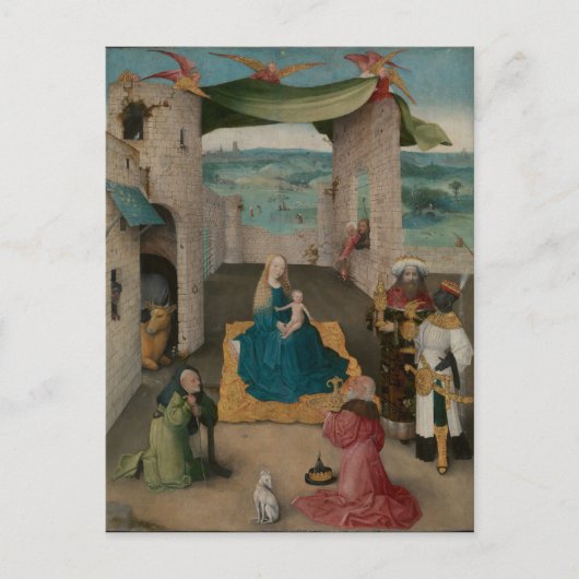 Verehrung der Magi Postkarte (Vorderseite)