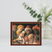 Verehrung der Magi Postkarte (Stehend Vorderseite)