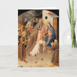 Verehrung der Magi-Weihnachtskarte Feiertagskarte