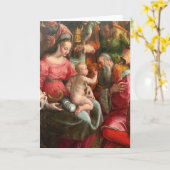 Verehrung der Magi-Weihnachtskarte Karte (Gelbe Blume)