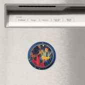 Verehrung der Magi. Weihnachtsmagnete Magnet (In Situ (Geschirrspüler))