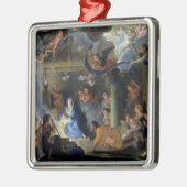 Verehrung der Schäfer, 1689 Silbernes Ornament (Links)