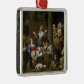 Verehrung der Schäfer, c.1659 Silbernes Ornament (Rechts)