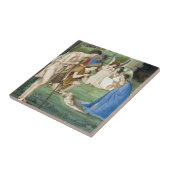 Verehrung der Schäfer, circa 1500 Fliese (Seite)