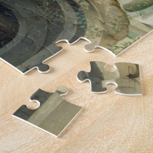 Verehrung der Schäfer, circa 1500 Puzzle (Seite)