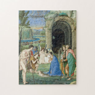Verehrung der Schäfer, circa 1500 Puzzle
