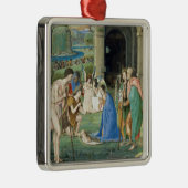 Verehrung der Schäfer, circa 1500 Silbernes Ornament (Rechts)