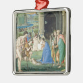 Verehrung der Schäfer, circa 1500 Silbernes Ornament (Links)