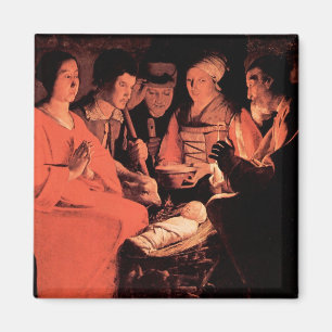 Verehrung der Schäfer durch Georges de La Tour Magnet