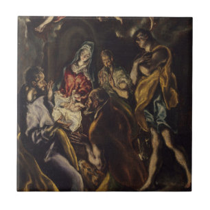 Verehrung der Schäfer Fliese